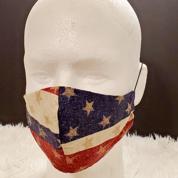 RESTOCKED  3 for $ 15 American glitter mask - Picture 3 of 3